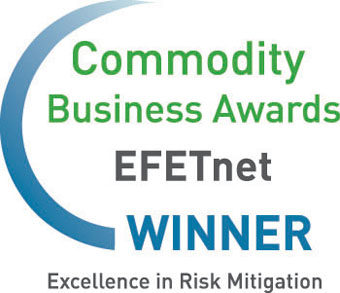 EFETnet, Commodity Business Awards 2012, Winner