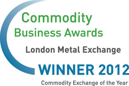London Metal Exchange, Commodity Business Awards 2012