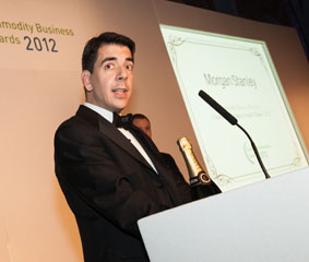 Morgan Stanley, Commodity Business Awards 2012 winner