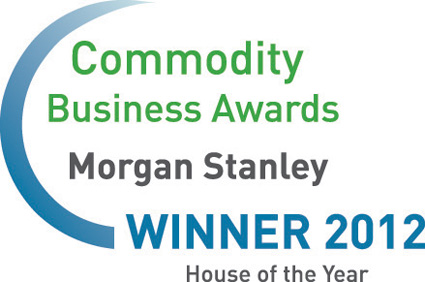 Morgan Stanley, Commodity Business Awards winner, 2012