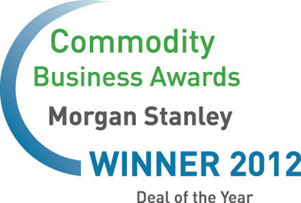 Morgan Stanley, Commodity Business Awards 2012 winner